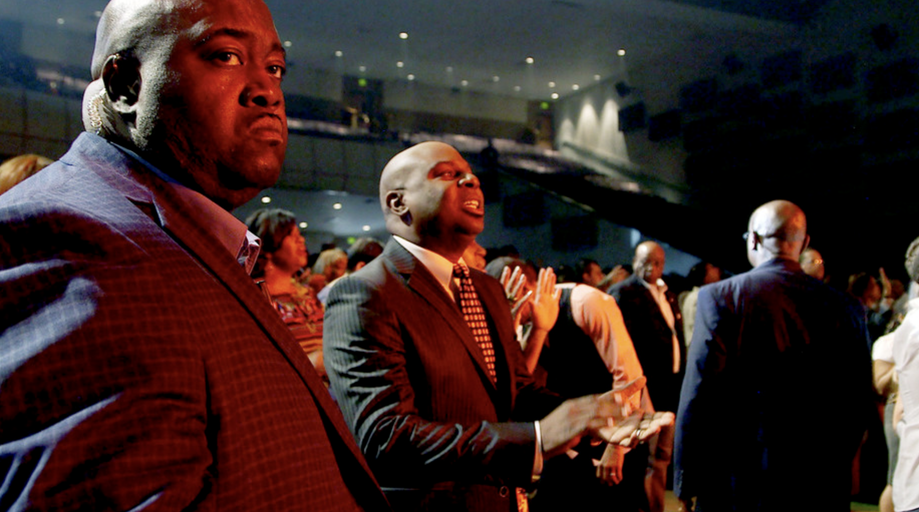 Hawque protection professionals positioned discreetly throughout a live worship service.