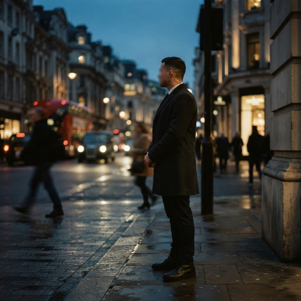 A professional private security operator on duty, complementing the role of public law enforcement.